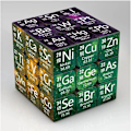 Miniatyrbillede 1 af 4: Magic Puzzle Cube Matematik Kemi Element Cube Børn's Gaver Uddannelseslegetøj