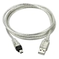 Miniatyrbillede 1 af 4: USB Data Kabel IEEE 1394 4 Pin til USB Mini Stik Firewire