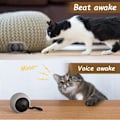 Miniatyrbilde 3 av 8: Katt leke interaktiv katte leker for inne katter automatisk bevegelig katt ball leker LED