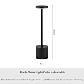 Miniatyrbillede 1 af 10: Simple Touch Sensor LED Bord Lampe Genopladelig Skrivebord Lampe