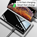 Pikkukuva 3 / 8: 30000mAh kannettava pika lataus virta pankki 2USB digitaalinen näyttö ulkoinen akku taskulamolla