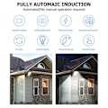 Miniatyrbilde 4 av 7: LED Solar Splitt Vegg Lampe 3 Modus Vanntett Bevegelse Sensor Lamper Hage Gate Belysning Solar Lampe For Hage Sikkerhet Vegg Lys