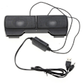 Miniatyrbild 1 av 7: Mini Portable Clipon USB Stereo Högtalare line Controller Soundbar