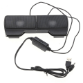 Miniatyrbillede 1 af 7: Mini Portable Clipon USB Stereo Speaker line Controller Soundbar