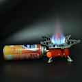 Miniatyrbild 5 av 7: Elektronisk tändning camping spis kort typ 2800W aluminium legering vikbar utomhus gas ugn utomhus verktyg