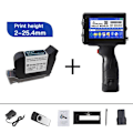 Miniatyrbillede 7 af 7: 25,4 mm Label Printer Håndholdt Inkjet Printer