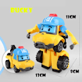 Miniatyrbilde 5 av 5: Leker Poli Robocar Transformasjon Robot Leker Bil Modell Anime Action Figur Leker