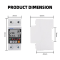 Miniatyrbild 3 av 6: WiFi Smart Earth Läckage Över Under spänning Protector Relä Enhet Switch Breaker