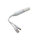 Miniatyrbillede 1 af 3: 48V til 12V POE Spliter Vandbeskyttelse  Med Video Og Strøm Adapter Kabel Forsyning Modul Injektor