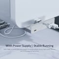 Pikkukuva 3 / 6: USB HUB 3.0 alumiini telakka 3 0 monikeskitin jakaja sovitin A C jatkolaite keskitin