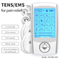 Miniatyrbilde 2 av 7: Dual Output Ems Muscle Stimulator TENS Digital Massager Akupunktur EMS Massør