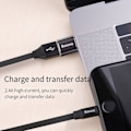 Pikkukuva 5 / 5: USB-C uros mikro USB tyyppi-c naaras muunnin Macbookille Samsung