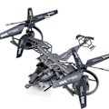 Miniatyrbillede 1 af 5: Super Simulering Osprey Fighter 2.4G Fjernbetjening Flyvemaskine Model rc helikopter Legetøj