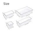 Miniatyrbillede 6 af 7: 14 stykker Skuffer Arrangører Set Klar Plastik Skrivebord Opdelere Skummer Soveværelse Kommode Kontor Opbevaring Kasse til Makeup Smykker Gadgets