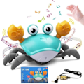 Miniatyrbillede 2 af 8: Dans Krabbe Løb Væk Legetøj til Babyer Crawling Interaktiv Escape Krabber