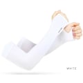 Pikkukuva 4 / 4: UV Aurinko Varsi Hihat Nainen Miehet Pyöräily sormettomat hanskat Cool Muff Summer Ice Silk Elastinen varsi suojus ajo auringonpolttoa estävä hiha
