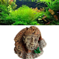 Miniatyrbilde 4 av 4: Kunstig harpiks gammel egyptisk farao sfinks ruiner romersk stil ansikt søyle statue akvarium dekorasjoner