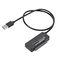 Miniatyrbild 7 av 7: SATA till USB 3,0 kabel upp till 5 Gbps för 2,5 3,5 tum extern hårddisk SSD Hårddisk SATA 7+15 22 Pin adapter USB  3.0 till Sata kabel