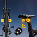 Pikkukuva 2 / 7: Pyörä Kääntö signaali taka valo LED polkupyörän lamppu USB ladattava pyörä langaton valot taka MTB taka valo