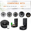 Miniatyrbilde 5 av 6: 2 parker dekk for Irobot Roomba hjul serie