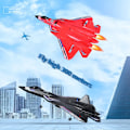 Miniatyrbilde 4 av 10: RC Plane 2.4G Med LED Lys Fly Fjernkontroll Kontroll Flying Modell Glider EPP Skum Leker