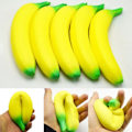 Miniatyrbillede 2 af 6: Anti-stress Squishy Banan Legetøj Langsomt Stiger Squishy Frugt Squeeze Legetøj Sjov Stress Reliever