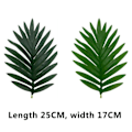 Miniatyrbild 6 av 6: Konstgjord växt Spridda svans tropisk konstgjord palm träd stora växter blad falsk palm blad