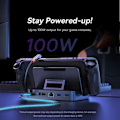 Pikkukuva 5 / 6: USB C telakka Steam Steam Deck Nintend Switch Type C to 4K@60Hz DP HDMI-yhteensopiva Gigabit Ethernet