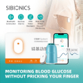 Miniatyrbillede 2 af 7: Sibionics Blod Glucose Meter 24h Realtid Monitoring Tester Diabetes Suger Sensor Health Monitors For Home Scanner