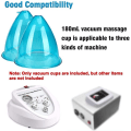 Miniatyrbild 4 av 4: King Size Vacuum Sug Blå XXL Koppar För rumpa lyft behandling rumpa bröst förstoring vakuum sug maskin