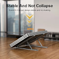 Miniatyrbillede 6 af 6: Aluminium legering Bærbar computer holder stativ justerbar foldbar bærbar til notebook computer beslag løftning køling holder skridsikker