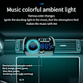 Miniatyrbilde 4 av 6: Bluetooth 5.0 FM Modulator Sender 2.4A USB Bil lader Handsfree Bil Kit Trådløs Aux Audio FM sender