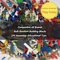 Miniatyrbild 3 av 7: 1500g Gör-det-själv MOC Slumpmässig Montering Byggnadsblock Bulk Basic Delar Classic Modell Bricks Creative City Sets