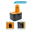 Miniatyrbillede 5 af 7: 12V 3500mAh Ni-MH PS130 Udskiftning batteri el værktøj batteri