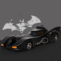 Pikkukuva 2 / 7: Ajoneuvo simulaatio Batmobile metalliseos auto malli ääni ja kevyt metalli veto takaisin autot lelut
