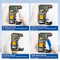 Miniatyrbild 5 av 7: Ultraliten batteri testare 9V knapp cell universell hushåll LCD Digital display batteri testare