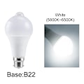 Miniatyrbild 7 av 8: 85-265V E27 PIR Rörelsesensor Lampa 12W 15W 18W LED Glödlampa med Rörelsesensor