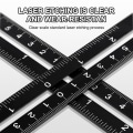 Miniatyrbild 7 av 8: Aluminium legering Multi vinkel linjal sökare mått linjal med 2 borr kakel hål locator