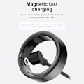 Miniatyrbild 5 av 6: Smart Ring Militär Grade Titanium Stål Shell Hälsa Monitorering IP68 & 3ATM Vattentät Multisport Modes storlek 8