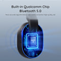 Pikkukuva 7 / 7: H5 Bluetooth 5.0 kuulokkeet, PC langattomat kuulokkeet, 2 mikrofonit ENC nappikuulokkeet, latauksella jalusta USB sovitin