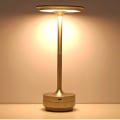 Miniatyrbilde 2 av 5: Bord lampe for soverom Oppladbar LED touch bryter skrivebord lampe