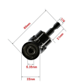 Miniatyrbillede 2 af 7: Magnetisk Bit 105 Grader Bøjning Vinkel Forlænger Skruetrækker Vinkel Trækker Skruetrækker Power Værktøj Tilbehør