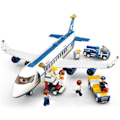 Miniatyrbillede 1 af 4: By Airport Airbus Fly Fly Fly Brinquedos Avion Model Bygningsblokke