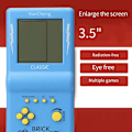 Miniatyrbillede 2 af 7: Mini Håndholdt Spil Konsol Indbygget 23 Spil 80 Barndom Klassisk Tetris Retro Gammel modigt Børn's Student Legetøj