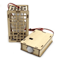 Miniatyrbillede 3 af 5: Menneske Krop Induktion Kvadrat Lampe Elektronisk Modul Automatisk Induktion Lampe Model Teknologi Gør det selv Håndsamlet Model