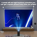 Pikkukuva 2 / 7: Kannettava projektori WiFi ja Bluetooth Pocket Outdoor 4K 9500L Android 10.0 projektori