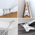 Miniatyrbillede 3 af 10: X-type flad gulv moppe med udskift klud hoveder 360 grader klem moppe