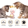 Miniatyrbild 3 av 7: Katt Interaktiv Fjäder leksaker husdjur bumbler rolig leksak interaktiva katter leksaker katt rullande teaser fjäder trollstav leksaker