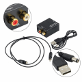 Miniatyrbillede 6 af 7: Digital Optisk Toslink SPDIF Coax To Analog RCA Audio Converter Adapter