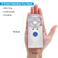 Miniatyrbillede 4 af 7: Håndholdt Bærbar Inhalator Nebulisator Medicinsk Fugter Fine Partikler Sundhed Omsorg Voksen Astma Forstøvning Silent nebulisator